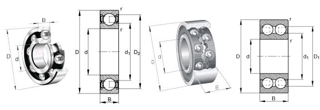 SKF 604-2Z bearing