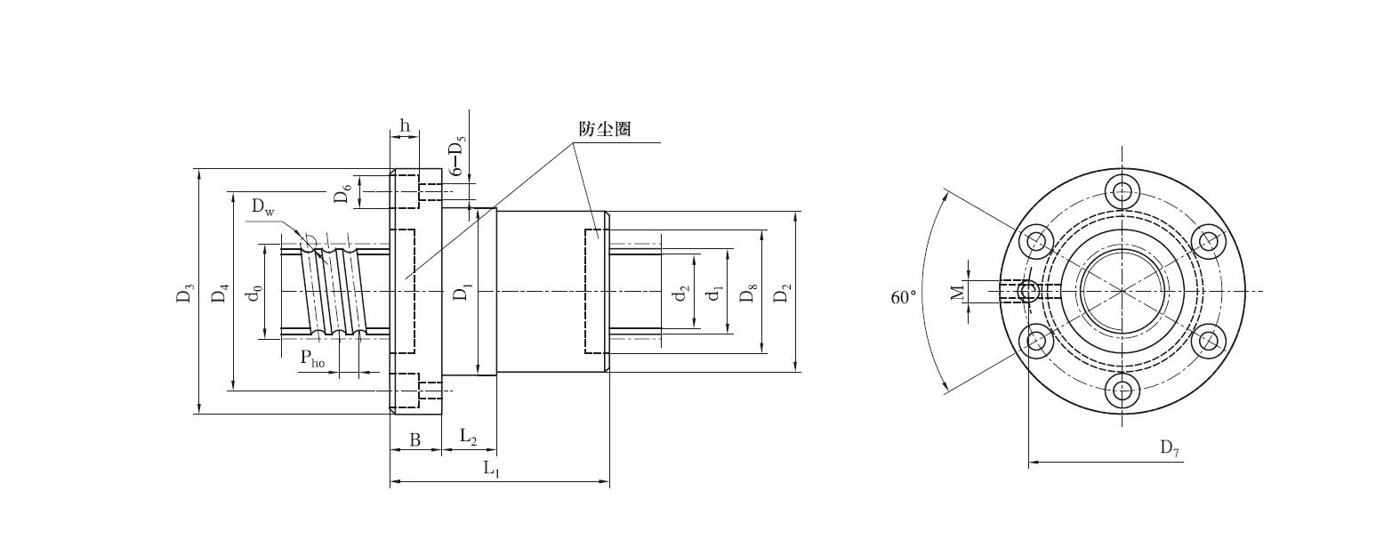 FFQ3206-2滚珠丝杠