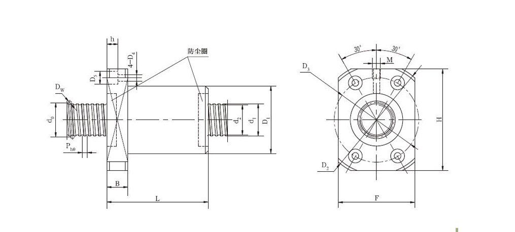 JF10025-5滚珠丝杠